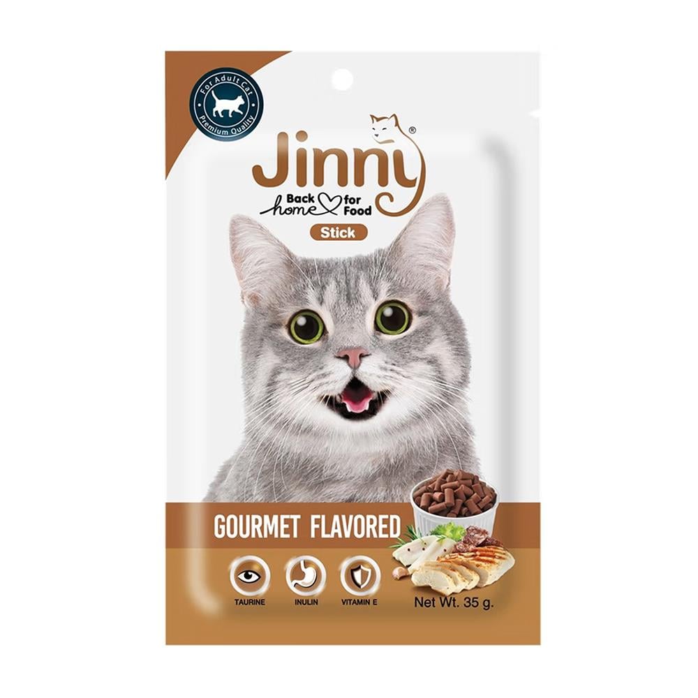 ขนมแมว JINNY CAT SNACK GOURMET 35 ก.