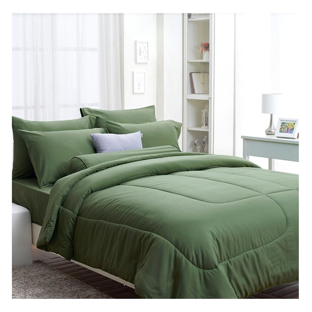 ชุดผ้าปูที่นอน 6 ฟุต 6 ชิ้น FOUNTAIN COLOR 70201-FT GREEN01