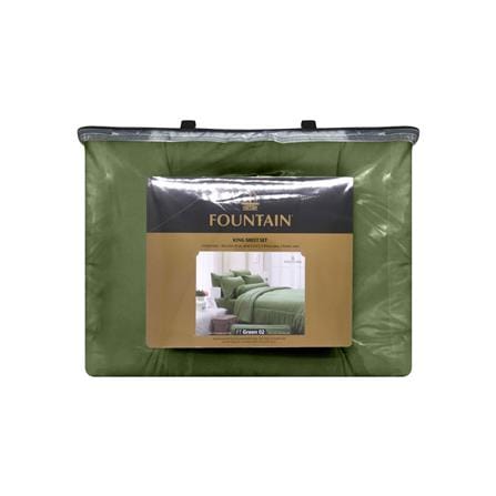 ชุดผ้าปูที่นอน 6 ฟุต 6 ชิ้น FOUNTAIN COLOR 70201-FT GREEN02_3