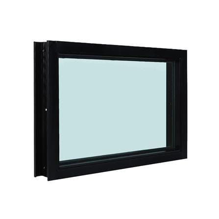 ช่องแสงหน้าต่างอะลูมิเนียม WINDOW ASIA F10 60x40 ซม. สีดำ_1