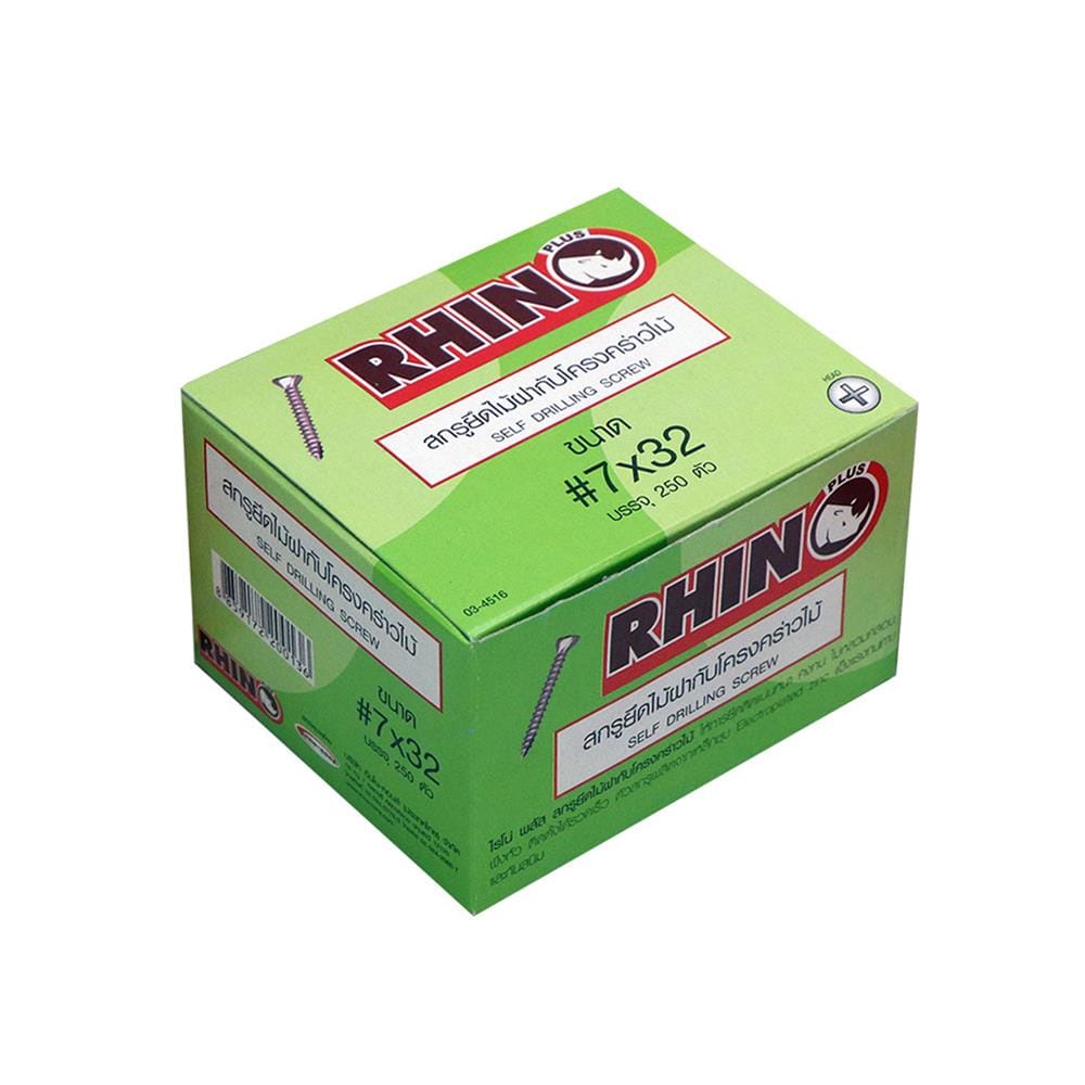 สกรูยึดไม้ฝาปลายแหลม TF RHINO 7x32 มม. 250 ชิ้น