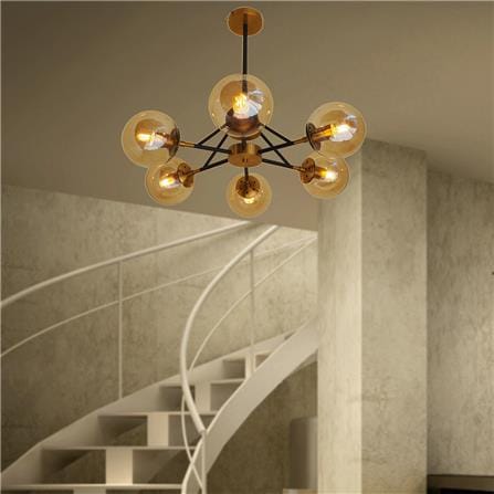 ไฟช่อ NEOLIGHT JH06 6 หัว สีทอง/ชา/ดำ_3