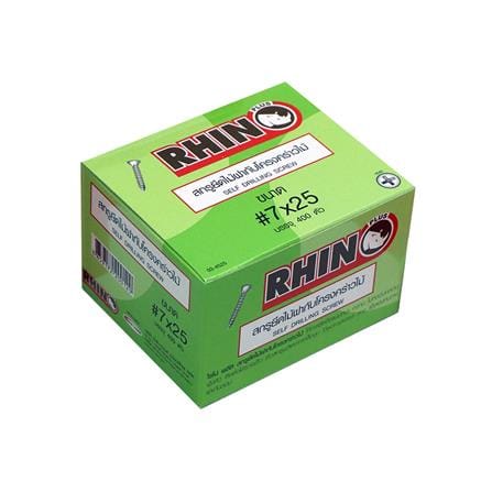 สกรูยึดไม้ฝาปลายแหลม TF RHINO 7x25 มม. 400 ชิ้น