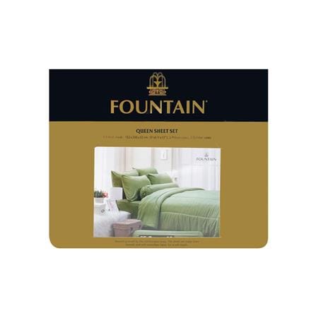 ชุดผ้าปูที่นอน 5 ฟุต 5 ชิ้น FOUNTAIN COLOR 70102-FT GREEN02_3
