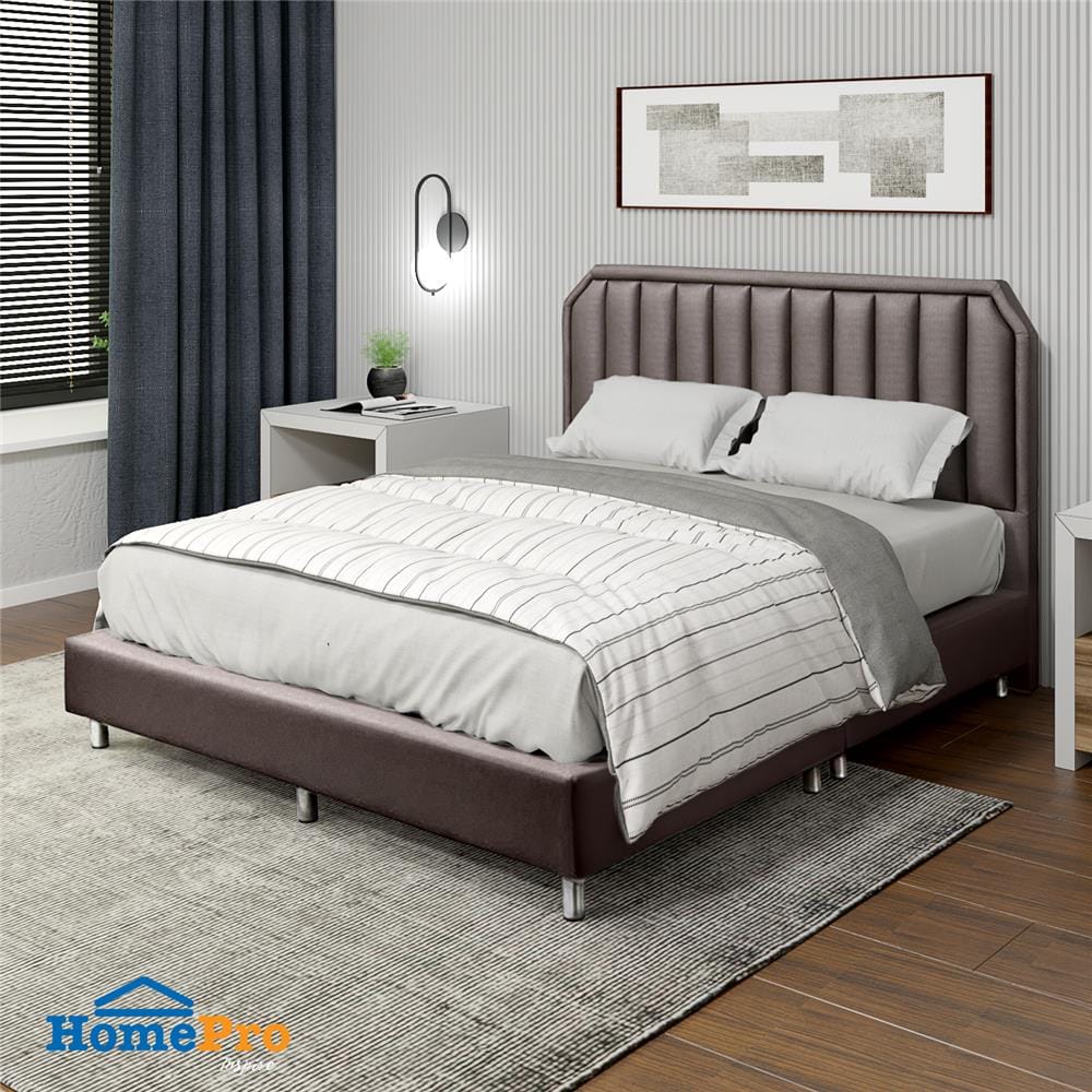 ฐานรองหัวเตียง 6 ฟุต HOME LIVING STYLE LUXE สี GREY