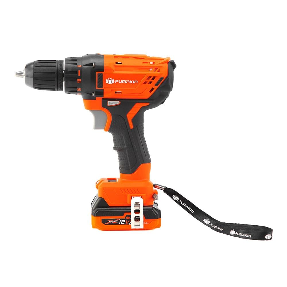 สว่านกระแทกไร้สาย (พร้อมแบตเตอรี่) PUMPKIN XT-10DB 50272 12 โวลต์