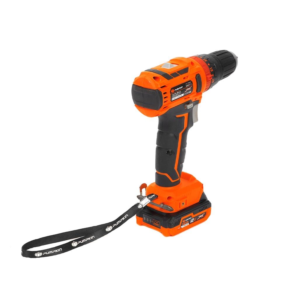 สว่านกระแทกไร้สาย (พร้อมแบตเตอรี่) PUMPKIN XTREME XT-10IDBL 50271 12 โวลต์