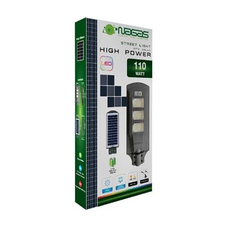 ไฟถนน SOLAR NAGAS SL 110 วัตต์ DAYLIGHT สีเทา_4