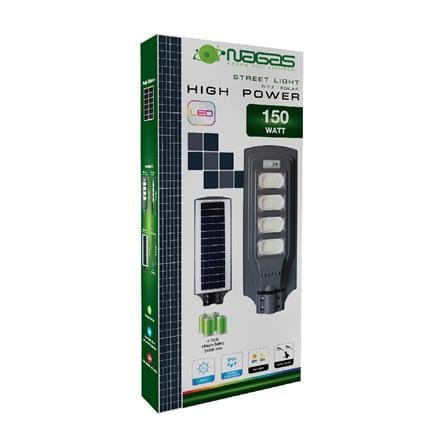 ไฟถนน SOLAR NAGAS SL 150 วัตต์ DAYLIGHT สีเทา_4