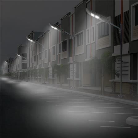 ไฟถนน SOLAR NAGAS SL 70 วัตต์ DAYLIGHT สีเทา_5