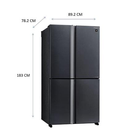 ตู้เย็น MULTI DOOR SHARP SJ-FX57TP-SL 20.2 คิว สีเงิน อินเวอร์เตอร์_8