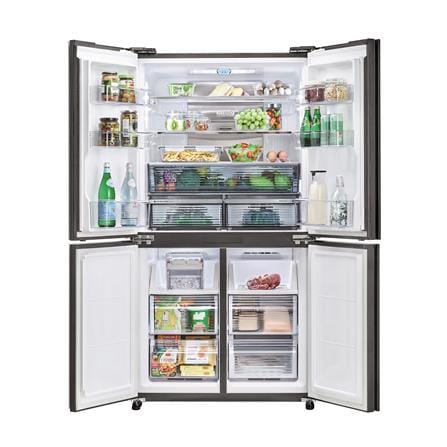 ตู้เย็น MULTI DOOR SHARP SJ-FX57GP-BK 20.2 คิว กระจกดำ อินเวอร์เตอร์_2