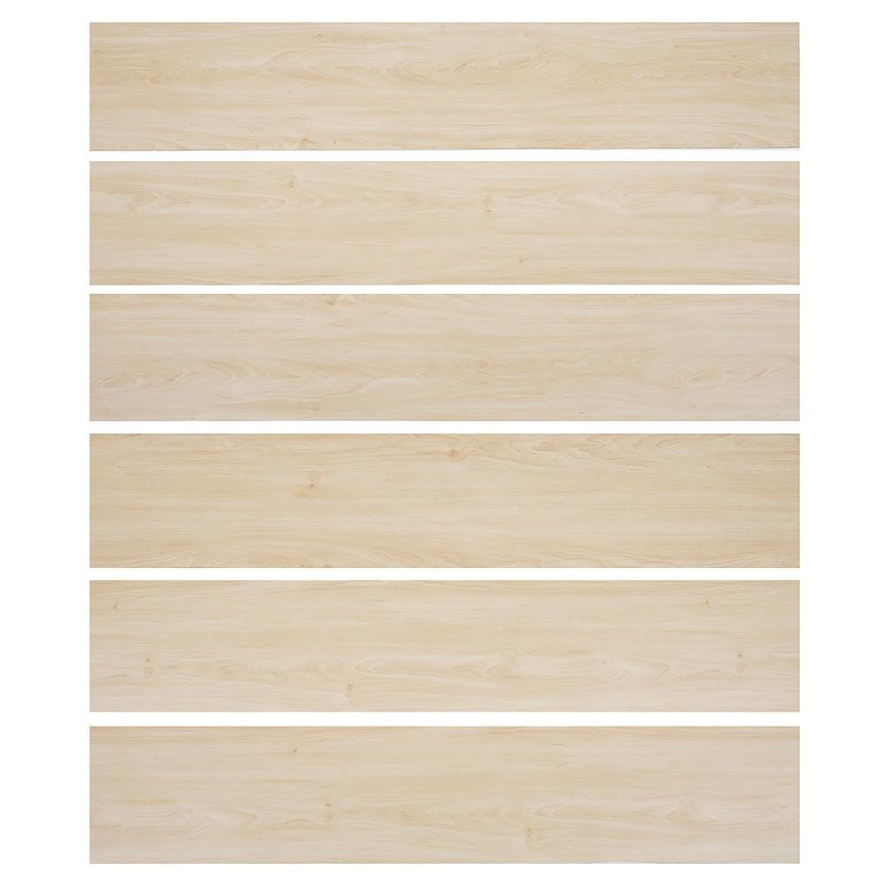 กระเบื้องยางหลังกาว 22.8x121.9 ซม. TARA โนริบราวน์