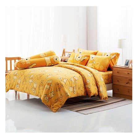 ชุดผ้าปูที่นอน 3.5 ฟุต 3 ชิ้น TULIP WINNIE THE POOH 60014-DLC108