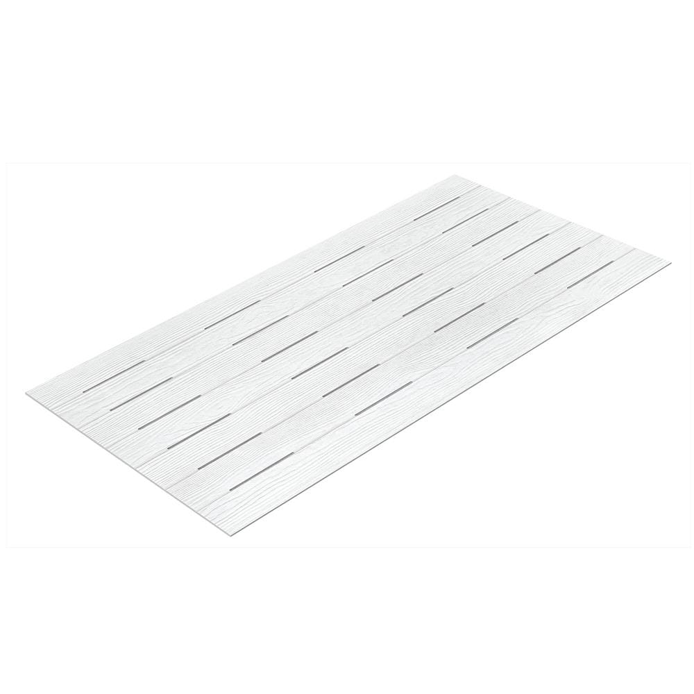 ฝ้าระบายอากาศกันแมลง DURAONE เซาะร่อง ลายไม้ 60X120X0.4 ซม. สีซีเมนต์