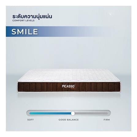 ที่นอนพ็อกเก็ตสปริง 5 ฟุต PICASSO COMFORT รุ่น SMILE_6