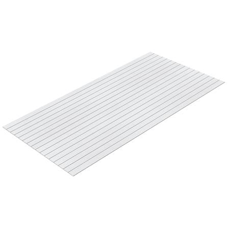 บอร์ด งานฝ้า DURAONE ลายเสี้ยน เซาะร่อง V 3 นิ้ว 120X240X0.6 ซม. สีธรรมชาติ_0