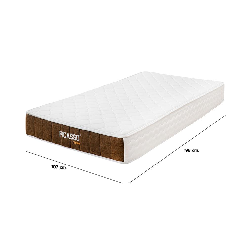 ที่นอนพ็อกเก็ตสปริง 3.5 ฟุต PICASSO COMFORT รุ่น SMILE