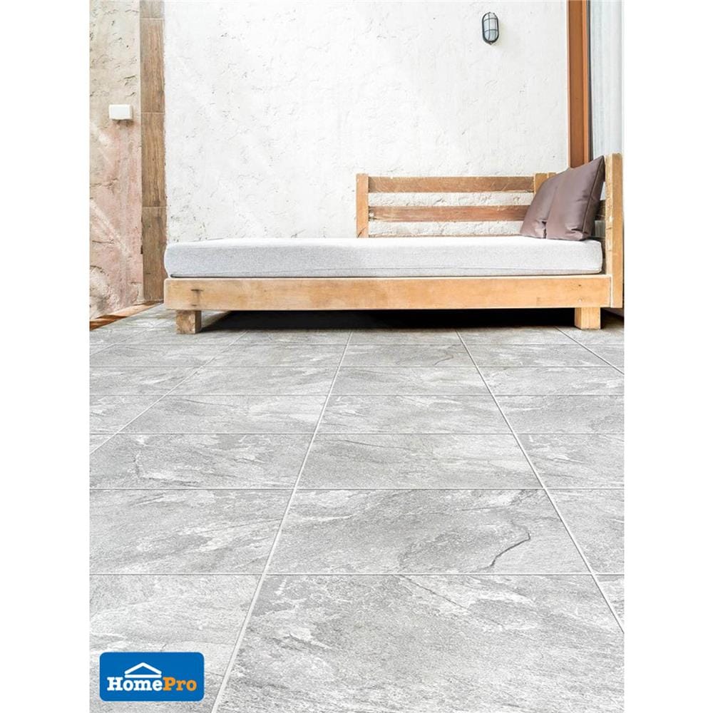 กระเบื้องพื้นพอร์ซเลน  16x16 นิ้ว COTTO โพรวองซ์ เทา PM 0.96M2