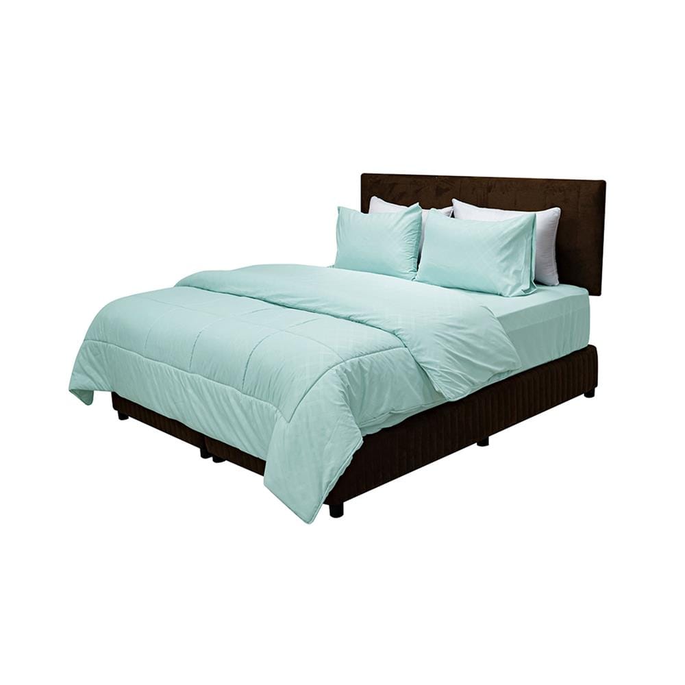 ชุดผ้าปูที่นอน 6 ฟุต 6 ชิ้น PICASSO CLASSIC STYLE ENJOY GREENMINT