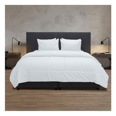 ชุดผ้าปูที่นอน 6 ฟุต 6 ชิ้น PICASSO CLASSIC STYLE ENJOY WHITE_0