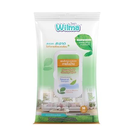 ผ้าเช็ดทำความสะอาดภายในบ้าน WILMA 30 แผ่น_0