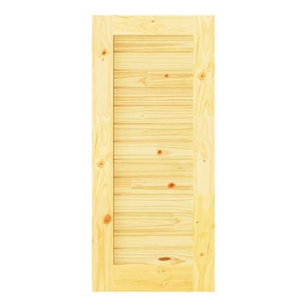 ประตูไม้สนนิวซีแลนด์ D2D ECO PINE-EZERO 29BJ 100X200 ซม. สีธรรมชาติ ไม่เจาะลูกบิด_0