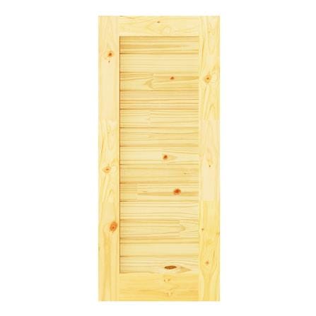 ประตูไม้สนนิวซีแลนด์ D2D ECO PINE-EZERO 29BJ 90X200 ซม. สีธรรมชาติ ไม่เจาะลูกบิด