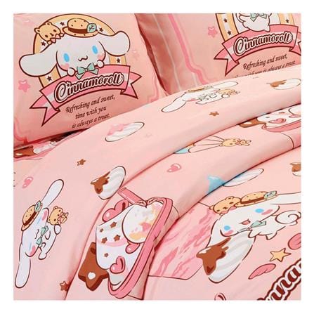 ชุดผ้าปูที่นอน 6 ฟุต 5 ชิ้น FOUNTAIN CINNAMOROLL FTC088_1