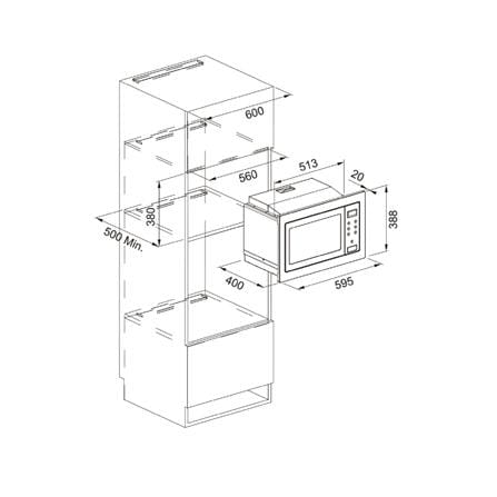 ไมโครเวฟ+เตาอบ FRANKE FSM25MWXS+FSM97PXS_4