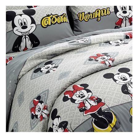 ชุดผ้าปูที่นอน 3.5 ฟุต 3 ชิ้น FOUNTAIN MICKEY MOUSE FTC086_1