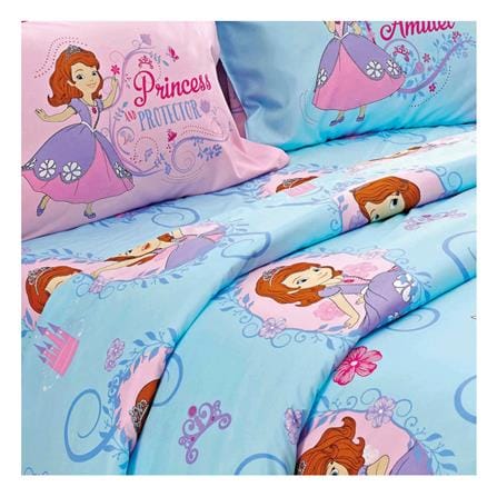 ชุดผ้าปูที่นอน 3.5 ฟุต 3 ชิ้น FOUNTAIN SOFIA THE FIRST FTC098_1