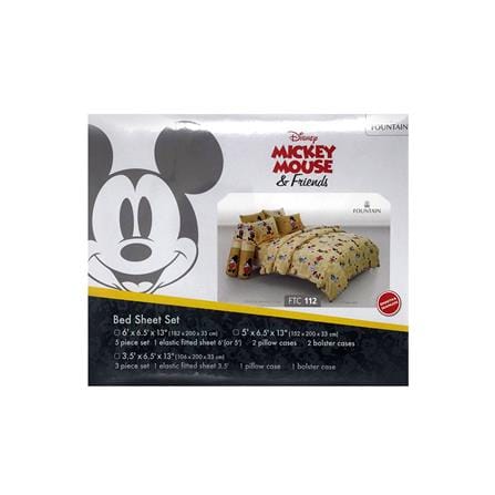 ชุดผ้าปูที่นอน 3.5 ฟุต 3 ชิ้น FOUNTAIN MICKEY MOUSE FTC112_3