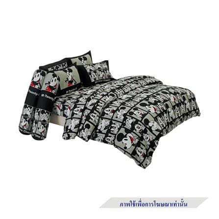 ชุดผ้าปูที่นอน 3.5 ฟุต 3 ชิ้น FOUNTAIN MICKEY MOUSE FTC111