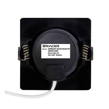 ดาวน์ไลท์ LED RACER ADJUST 3.5 นิ้ว 5 วัตต์ DAYLIGHT สีดำ_2