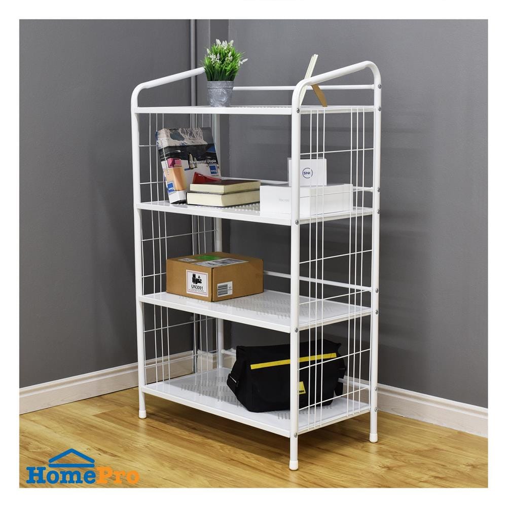 ชั้นวางของ 4 ชั้น ME LIVING RACK 75x41x124 ซม. สีขาว
