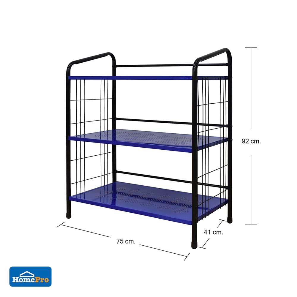 ชั้นวางของ 3 ชั้น ME LIVING RACK 75x41x92 ซม. สีน้ำเงิน