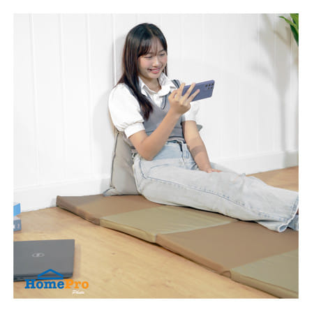 ที่นอนปิกนิก 5 พับ ME LIVING PIXAR 90x180 ซม. สี BROWN-BEIGE_7