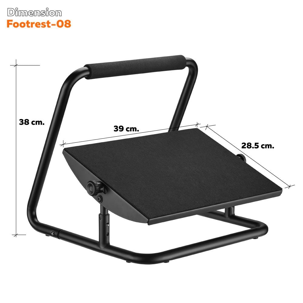 ที่พักเท้าเพื่อสุขภาพ ERGOTREND FOOTREST 08 สีดำ