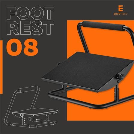 ที่พักเท้าเพื่อสุขภาพ ERGOTREND FOOTREST 08 สีดำ_5