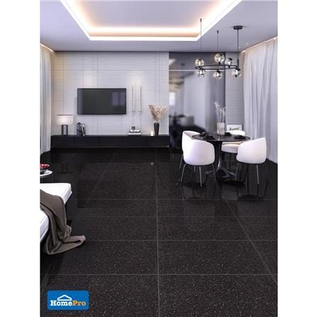 กระเบื้องพื้นพอร์ซเลน 60x120 ซม. TARA แกแล็คซี่ ดำ 1.44 ตร.ม._2