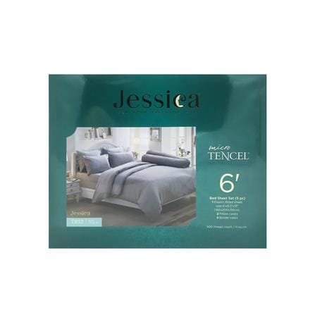 ชุดผ้าปูที่นอน 6 ฟุต 5 ชิ้น JESSICA TENCEL 20164-T852_3