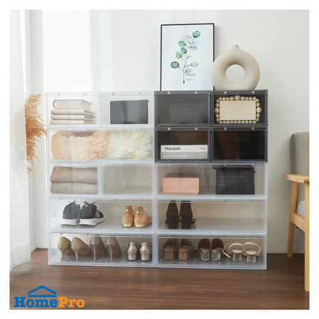 กล่องรองเท้า STACKO MAGNETIC LOCK 56X37X18.30 ซม. ใส_3