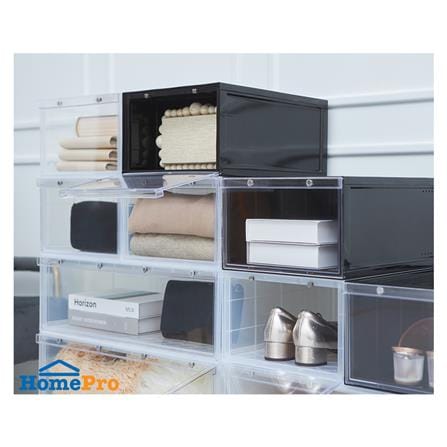 กล่องรองเท้า STACKO MAGNETIC LOCK 56X37X18.30 ซม. ใส_7