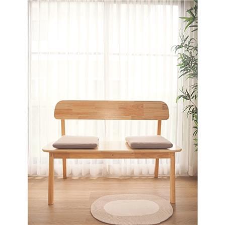 ชุดโต๊ะอาหาร 4 ที่นั่ง BAAN FURNITURE GASTON BENCH SET 150 ซม. สีไม้ธรรมชาติ_6