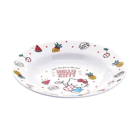 จานเมลามีนลึก 8 นิ้ว SUPERWARE KITTY SUMMER FRUITS_0