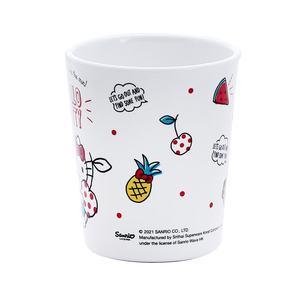 แก้วน้ำเมลามีน 250 มล. SUPERWARE KITTY SUMMER FRUITS