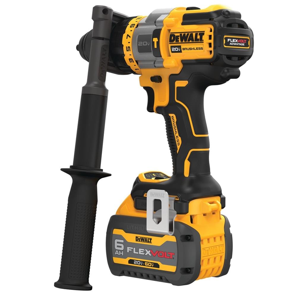 สว่านกระแทกไร้สาย (พร้อมแบตเตอรี่) DEWALT DCD999T1-B1 20 โวลต์