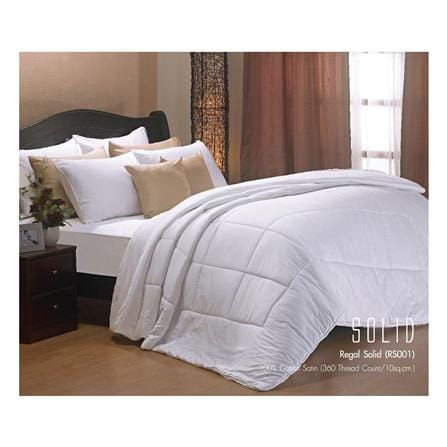 ชุดผ้าปูที่นอน 5 ฟุต 3 ชิ้น PERICO REGAL SOLID RS001_0