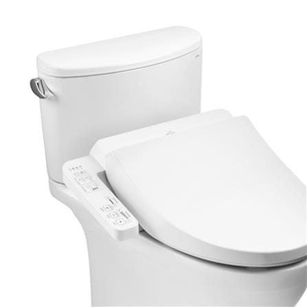 สุขภัณฑ์ 2 ชิ้น พร้อมฝารองนั่งอัตโนมัติ TOTO CST767UW1R 4.8 ลิตร_1